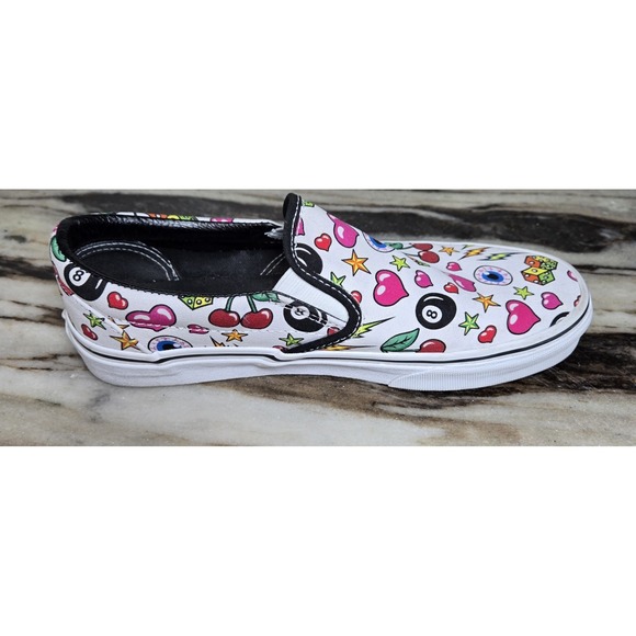 Rare Limited Ed. Unisex Vans W 8.5 M 7 Dice Cherry 8 Ball Bolt Skate Unique - Picture 4 of 10